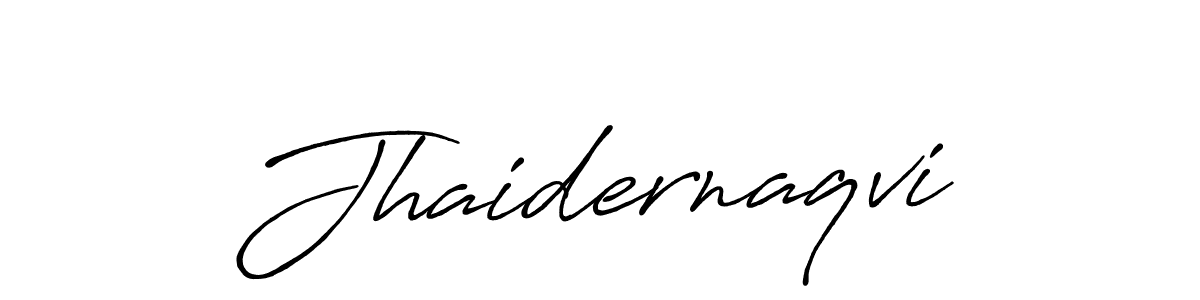 Jhaidernaqvi stylish signature style. Best Handwritten Sign (Antro_Vectra_Bolder) for my name. Handwritten Signature Collection Ideas for my name Jhaidernaqvi. Jhaidernaqvi signature style 7 images and pictures png