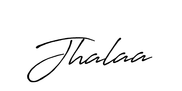 Make a beautiful signature design for name Jhalaa. With this signature (Antro_Vectra_Bolder) style, you can create a handwritten signature for free. Jhalaa signature style 7 images and pictures png