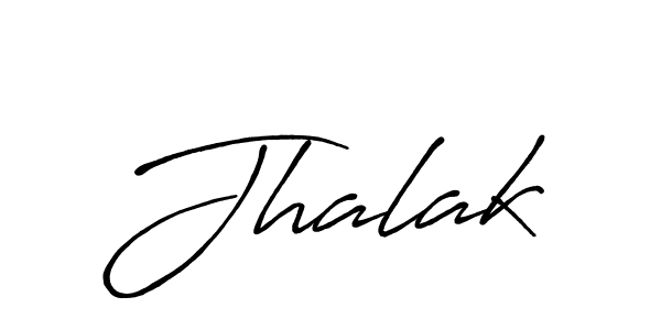 Create a beautiful signature design for name Jhalak. With this signature (Antro_Vectra_Bolder) fonts, you can make a handwritten signature for free. Jhalak signature style 7 images and pictures png