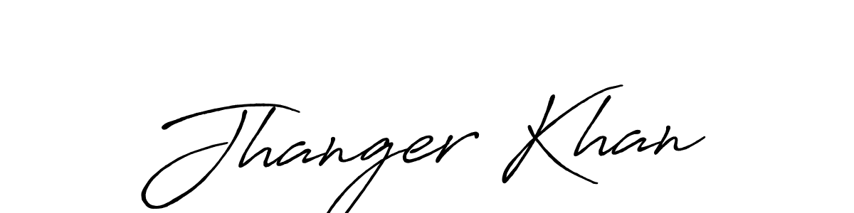 The best way (Antro_Vectra_Bolder) to make a short signature is to pick only two or three words in your name. The name Jhanger Khan include a total of six letters. For converting this name. Jhanger Khan signature style 7 images and pictures png