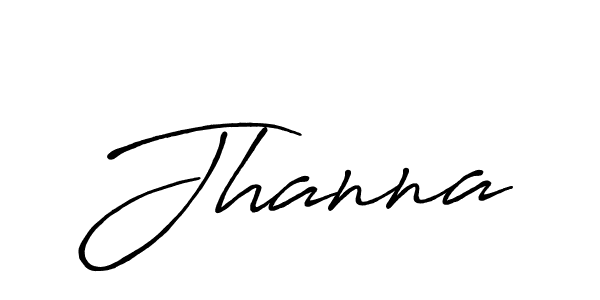 Make a beautiful signature design for name Jhanna. With this signature (Antro_Vectra_Bolder) style, you can create a handwritten signature for free. Jhanna signature style 7 images and pictures png