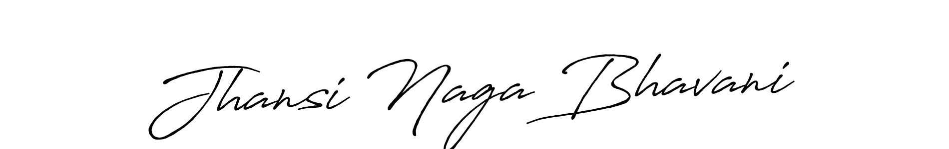 Also You can easily find your signature by using the search form. We will create Jhansi Naga Bhavani name handwritten signature images for you free of cost using Antro_Vectra_Bolder sign style. Jhansi Naga Bhavani signature style 7 images and pictures png
