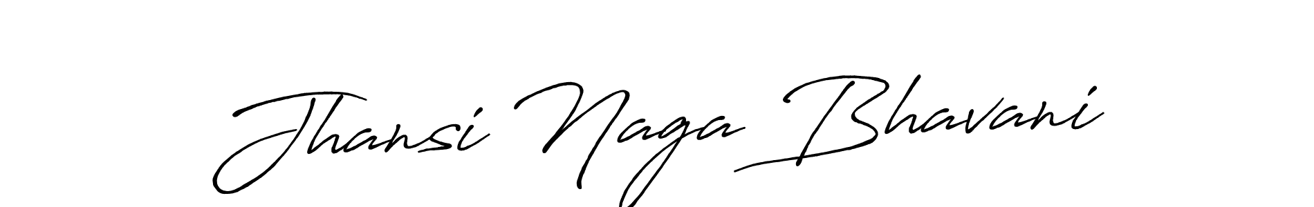 It looks lik you need a new signature style for name Jhansi Naga Bhavani. Design unique handwritten (Antro_Vectra_Bolder) signature with our free signature maker in just a few clicks. Jhansi Naga Bhavani signature style 7 images and pictures png