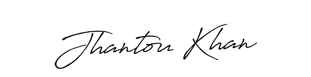 Here are the top 10 professional signature styles for the name Jhantou Khan. These are the best autograph styles you can use for your name. Jhantou Khan signature style 7 images and pictures png