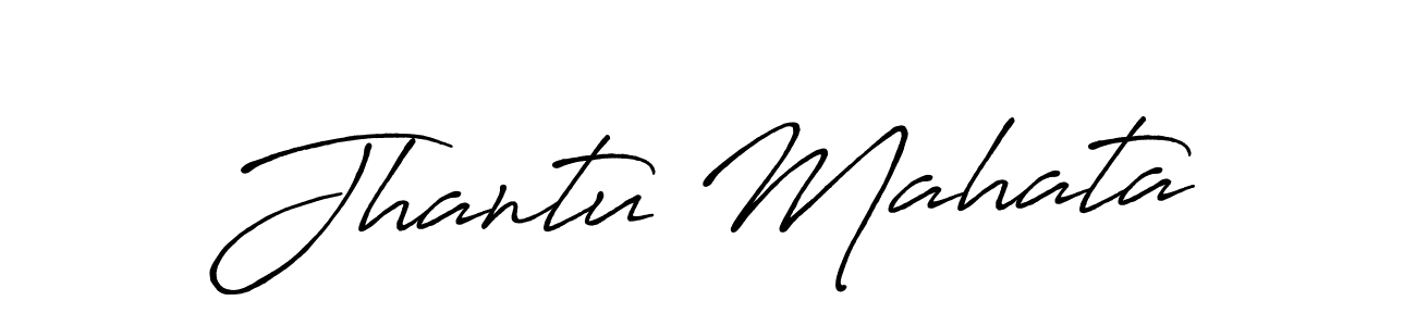 You should practise on your own different ways (Antro_Vectra_Bolder) to write your name (Jhantu Mahata) in signature. don't let someone else do it for you. Jhantu Mahata signature style 7 images and pictures png