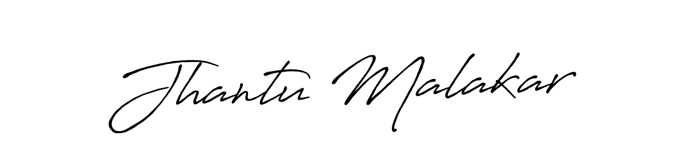 Use a signature maker to create a handwritten signature online. With this signature software, you can design (Antro_Vectra_Bolder) your own signature for name Jhantu Malakar. Jhantu Malakar signature style 7 images and pictures png