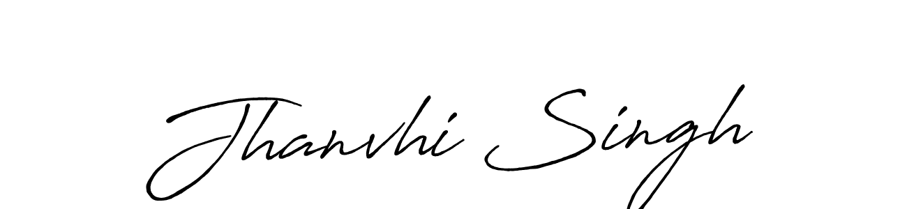 if you are searching for the best signature style for your name Jhanvhi Singh. so please give up your signature search. here we have designed multiple signature styles  using Antro_Vectra_Bolder. Jhanvhi Singh signature style 7 images and pictures png