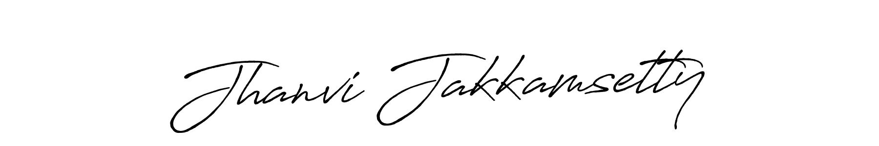 if you are searching for the best signature style for your name Jhanvi Jakkamsetty. so please give up your signature search. here we have designed multiple signature styles  using Antro_Vectra_Bolder. Jhanvi Jakkamsetty signature style 7 images and pictures png