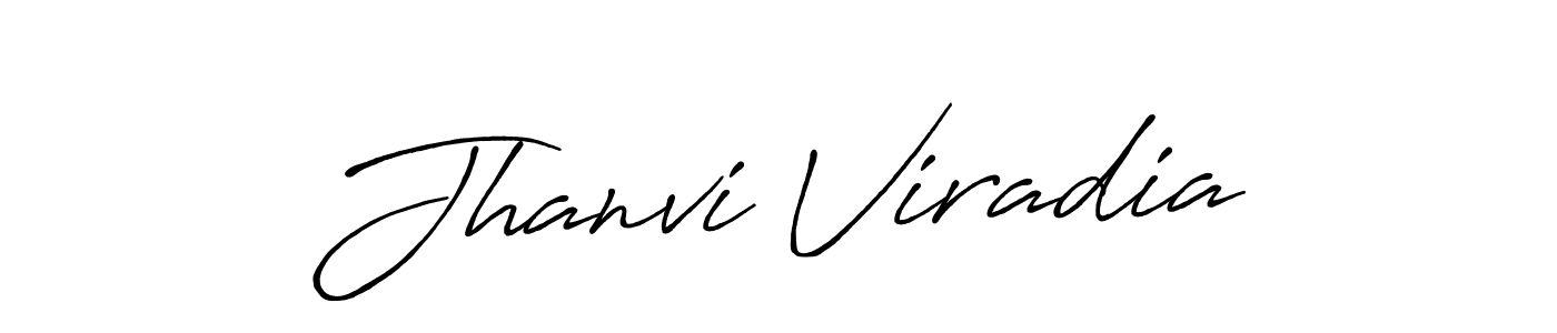 You should practise on your own different ways (Antro_Vectra_Bolder) to write your name (Jhanvi Viradia) in signature. don't let someone else do it for you. Jhanvi Viradia signature style 7 images and pictures png
