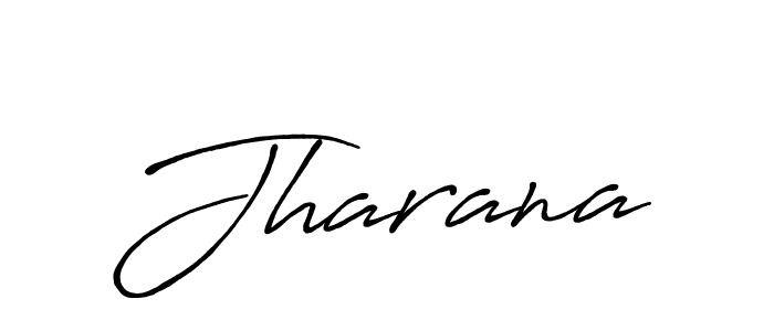 Jharana stylish signature style. Best Handwritten Sign (Antro_Vectra_Bolder) for my name. Handwritten Signature Collection Ideas for my name Jharana. Jharana signature style 7 images and pictures png