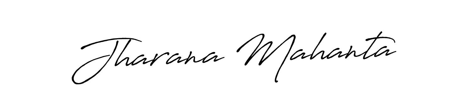 How to make Jharana Mahanta signature? Antro_Vectra_Bolder is a professional autograph style. Create handwritten signature for Jharana Mahanta name. Jharana Mahanta signature style 7 images and pictures png