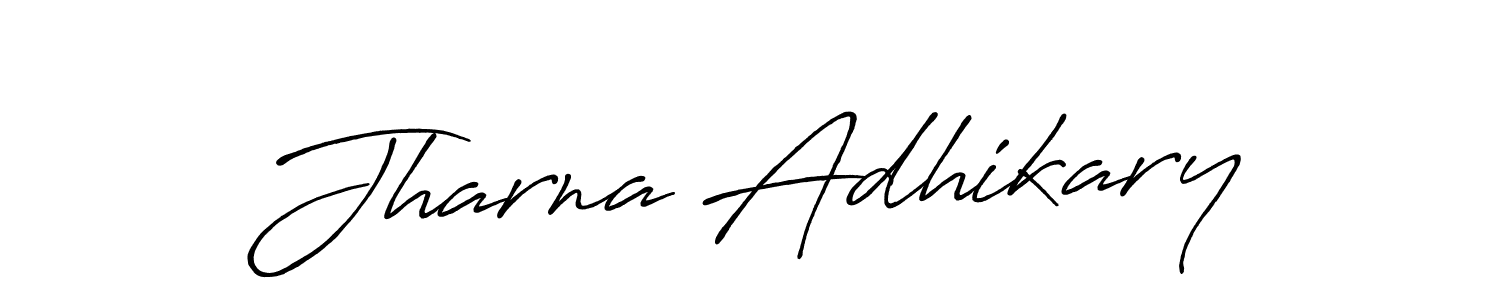 How to Draw Jharna Adhikary signature style? Antro_Vectra_Bolder is a latest design signature styles for name Jharna Adhikary. Jharna Adhikary signature style 7 images and pictures png