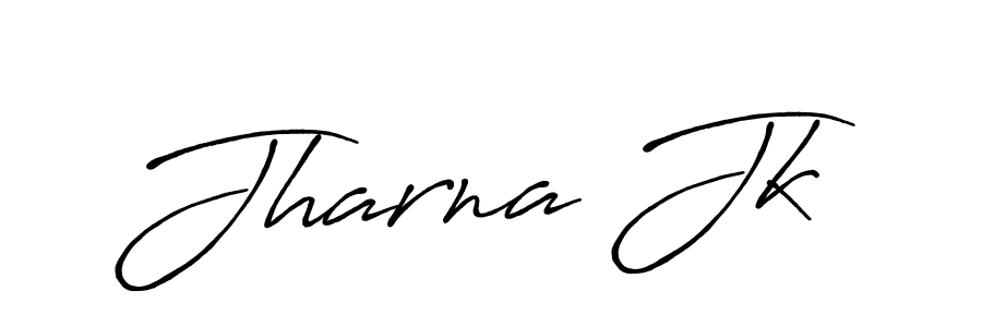 Use a signature maker to create a handwritten signature online. With this signature software, you can design (Antro_Vectra_Bolder) your own signature for name Jharna Jk. Jharna Jk signature style 7 images and pictures png