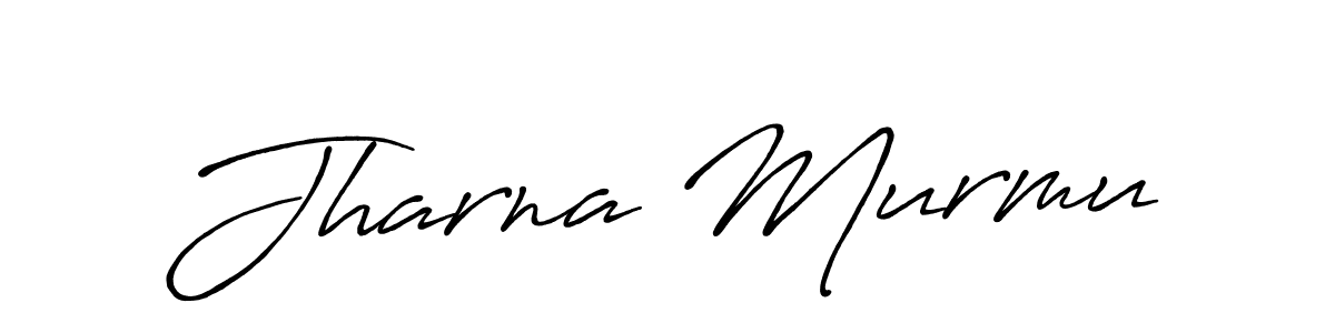 How to make Jharna Murmu signature? Antro_Vectra_Bolder is a professional autograph style. Create handwritten signature for Jharna Murmu name. Jharna Murmu signature style 7 images and pictures png