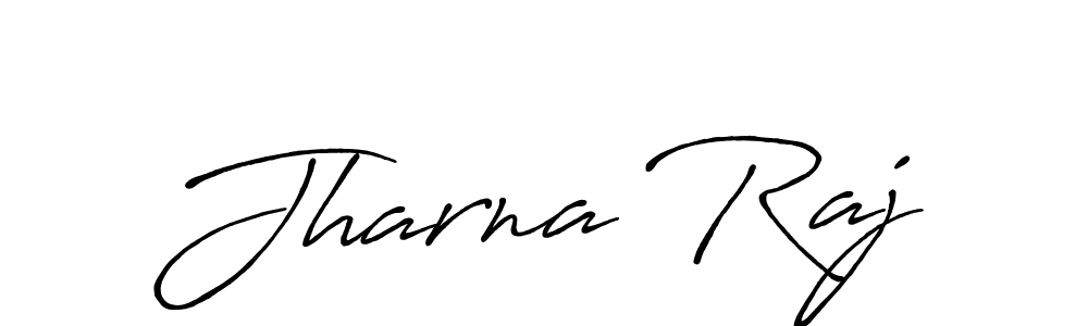 Use a signature maker to create a handwritten signature online. With this signature software, you can design (Antro_Vectra_Bolder) your own signature for name Jharna Raj. Jharna Raj signature style 7 images and pictures png