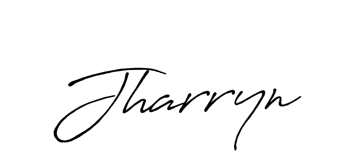 How to make Jharryn name signature. Use Antro_Vectra_Bolder style for creating short signs online. This is the latest handwritten sign. Jharryn signature style 7 images and pictures png