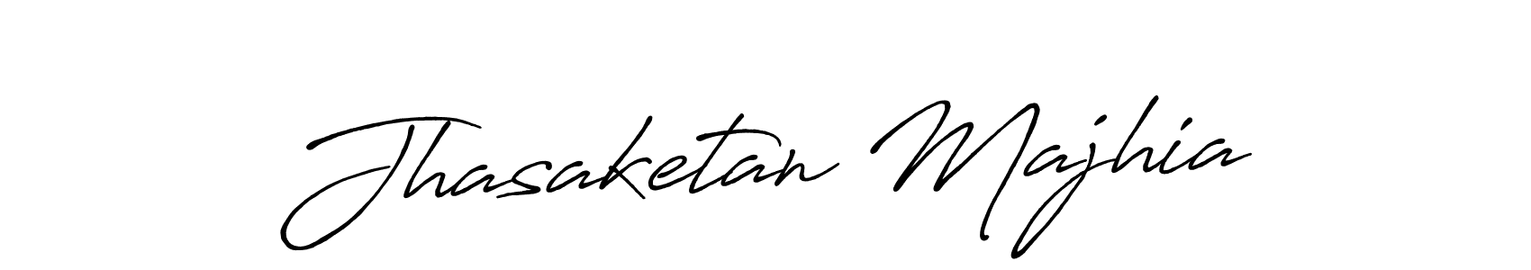 Jhasaketan Majhia stylish signature style. Best Handwritten Sign (Antro_Vectra_Bolder) for my name. Handwritten Signature Collection Ideas for my name Jhasaketan Majhia. Jhasaketan Majhia signature style 7 images and pictures png