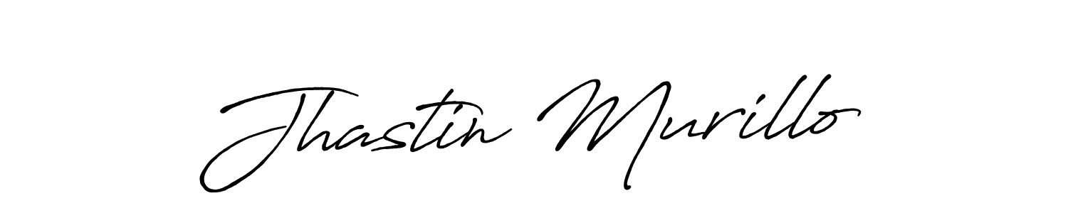 Antro_Vectra_Bolder is a professional signature style that is perfect for those who want to add a touch of class to their signature. It is also a great choice for those who want to make their signature more unique. Get Jhastin Murillo name to fancy signature for free. Jhastin Murillo signature style 7 images and pictures png