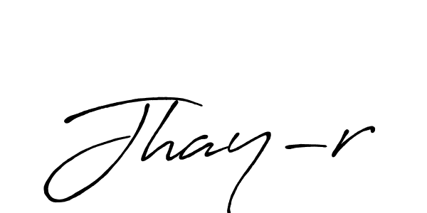 Create a beautiful signature design for name Jhay-r. With this signature (Antro_Vectra_Bolder) fonts, you can make a handwritten signature for free. Jhay-r signature style 7 images and pictures png