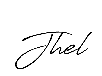 Similarly Antro_Vectra_Bolder is the best handwritten signature design. Signature creator online .You can use it as an online autograph creator for name Jhel. Jhel signature style 7 images and pictures png