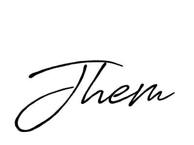 Also we have Jhem name is the best signature style. Create professional handwritten signature collection using Antro_Vectra_Bolder autograph style. Jhem signature style 7 images and pictures png