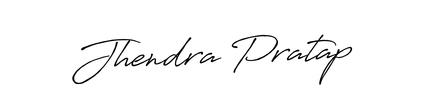 Use a signature maker to create a handwritten signature online. With this signature software, you can design (Antro_Vectra_Bolder) your own signature for name Jhendra Pratap. Jhendra Pratap signature style 7 images and pictures png