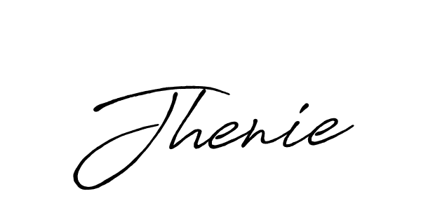 Design your own signature with our free online signature maker. With this signature software, you can create a handwritten (Antro_Vectra_Bolder) signature for name Jhenie. Jhenie signature style 7 images and pictures png
