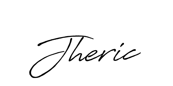 The best way (Antro_Vectra_Bolder) to make a short signature is to pick only two or three words in your name. The name Jheric include a total of six letters. For converting this name. Jheric signature style 7 images and pictures png