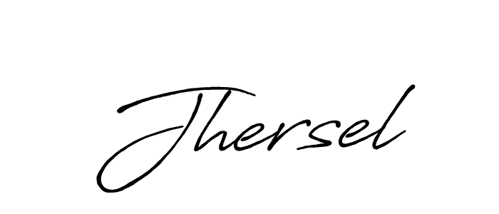 Also You can easily find your signature by using the search form. We will create Jhersel name handwritten signature images for you free of cost using Antro_Vectra_Bolder sign style. Jhersel signature style 7 images and pictures png