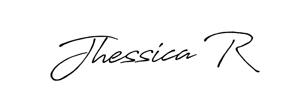 Also You can easily find your signature by using the search form. We will create Jhessica R name handwritten signature images for you free of cost using Antro_Vectra_Bolder sign style. Jhessica R signature style 7 images and pictures png