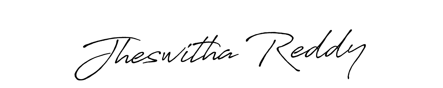 Also we have Jheswitha Reddy name is the best signature style. Create professional handwritten signature collection using Antro_Vectra_Bolder autograph style. Jheswitha Reddy signature style 7 images and pictures png