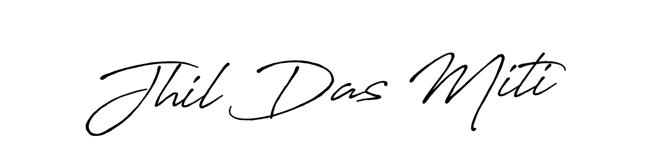 Jhil Das Miti stylish signature style. Best Handwritten Sign (Antro_Vectra_Bolder) for my name. Handwritten Signature Collection Ideas for my name Jhil Das Miti. Jhil Das Miti signature style 7 images and pictures png