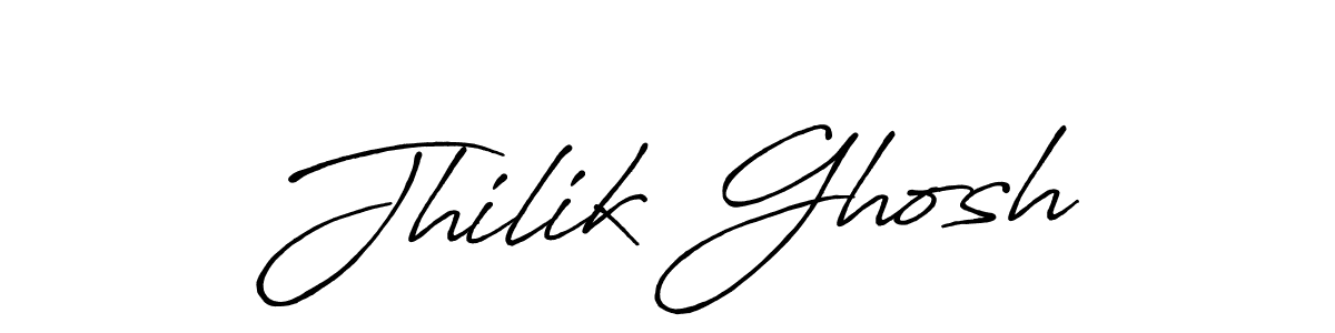 Make a beautiful signature design for name Jhilik Ghosh. Use this online signature maker to create a handwritten signature for free. Jhilik Ghosh signature style 7 images and pictures png