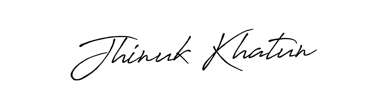 Similarly Antro_Vectra_Bolder is the best handwritten signature design. Signature creator online .You can use it as an online autograph creator for name Jhinuk Khatun. Jhinuk Khatun signature style 7 images and pictures png