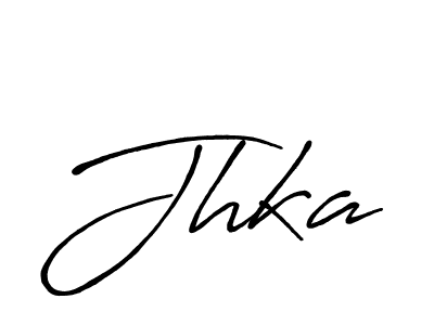 How to make Jhka name signature. Use Antro_Vectra_Bolder style for creating short signs online. This is the latest handwritten sign. Jhka signature style 7 images and pictures png