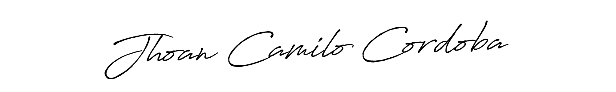 Once you've used our free online signature maker to create your best signature Antro_Vectra_Bolder style, it's time to enjoy all of the benefits that Jhoan Camilo Cordoba name signing documents. Jhoan Camilo Cordoba signature style 7 images and pictures png