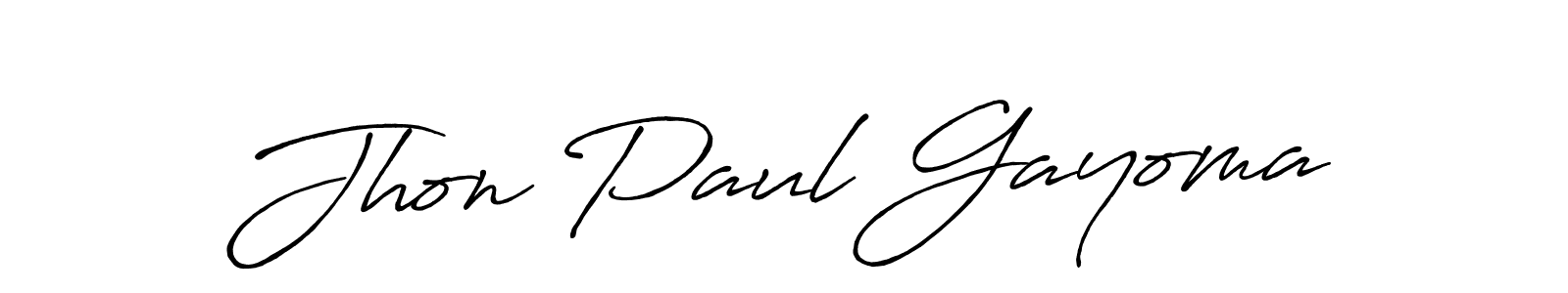 Make a beautiful signature design for name Jhon Paul Gayoma. Use this online signature maker to create a handwritten signature for free. Jhon Paul Gayoma signature style 7 images and pictures png