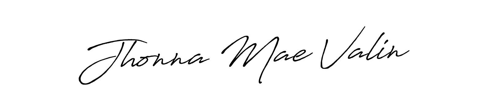 Design your own signature with our free online signature maker. With this signature software, you can create a handwritten (Antro_Vectra_Bolder) signature for name Jhonna Mae Valin. Jhonna Mae Valin signature style 7 images and pictures png