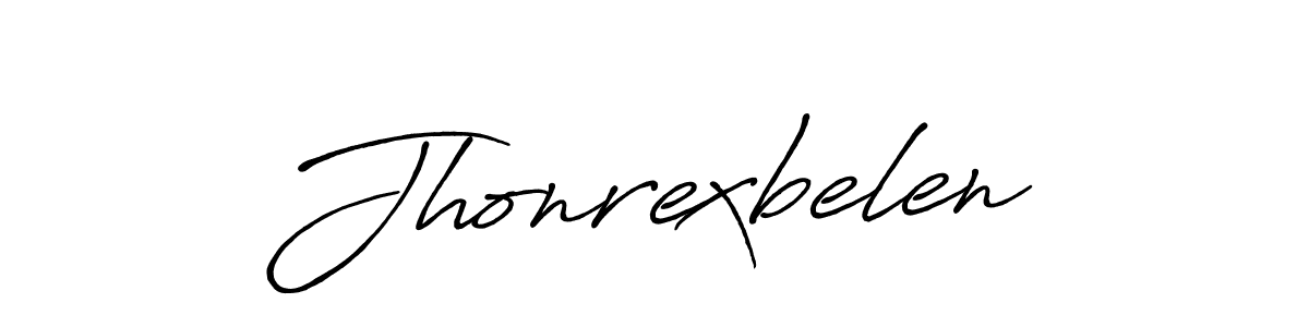 Jhonrexbelen stylish signature style. Best Handwritten Sign (Antro_Vectra_Bolder) for my name. Handwritten Signature Collection Ideas for my name Jhonrexbelen. Jhonrexbelen signature style 7 images and pictures png