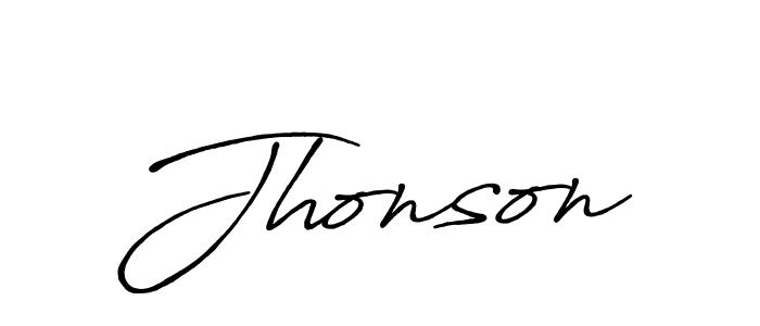 Also we have Jhonson name is the best signature style. Create professional handwritten signature collection using Antro_Vectra_Bolder autograph style. Jhonson signature style 7 images and pictures png
