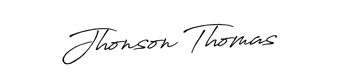 Design your own signature with our free online signature maker. With this signature software, you can create a handwritten (Antro_Vectra_Bolder) signature for name Jhonson Thomas. Jhonson Thomas signature style 7 images and pictures png