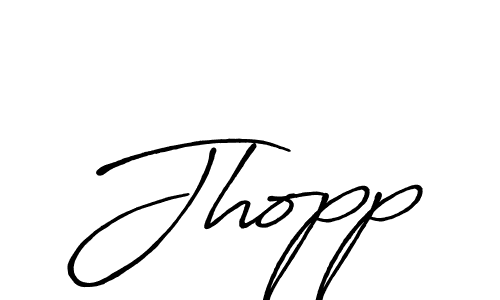 Use a signature maker to create a handwritten signature online. With this signature software, you can design (Antro_Vectra_Bolder) your own signature for name Jhopp. Jhopp signature style 7 images and pictures png