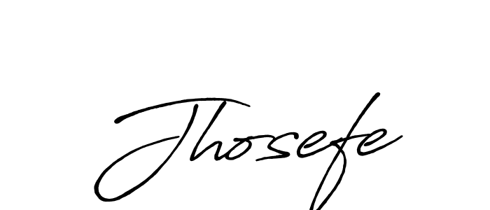 How to make Jhosefe signature? Antro_Vectra_Bolder is a professional autograph style. Create handwritten signature for Jhosefe name. Jhosefe signature style 7 images and pictures png