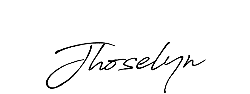 How to make Jhoselyn signature? Antro_Vectra_Bolder is a professional autograph style. Create handwritten signature for Jhoselyn name. Jhoselyn signature style 7 images and pictures png