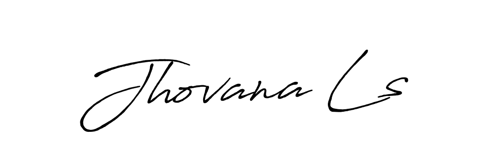 How to Draw Jhovana Ls signature style? Antro_Vectra_Bolder is a latest design signature styles for name Jhovana Ls. Jhovana Ls signature style 7 images and pictures png