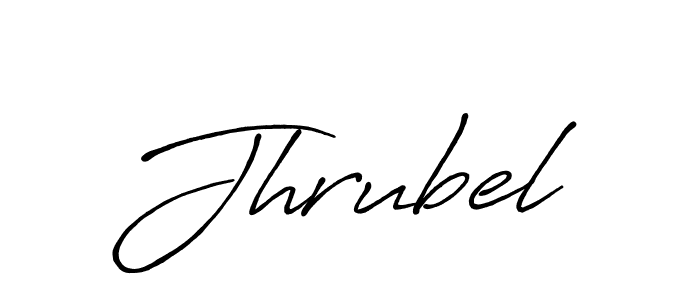 if you are searching for the best signature style for your name Jhrubel. so please give up your signature search. here we have designed multiple signature styles  using Antro_Vectra_Bolder. Jhrubel signature style 7 images and pictures png