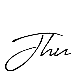 Create a beautiful signature design for name Jhu. With this signature (Antro_Vectra_Bolder) fonts, you can make a handwritten signature for free. Jhu signature style 7 images and pictures png