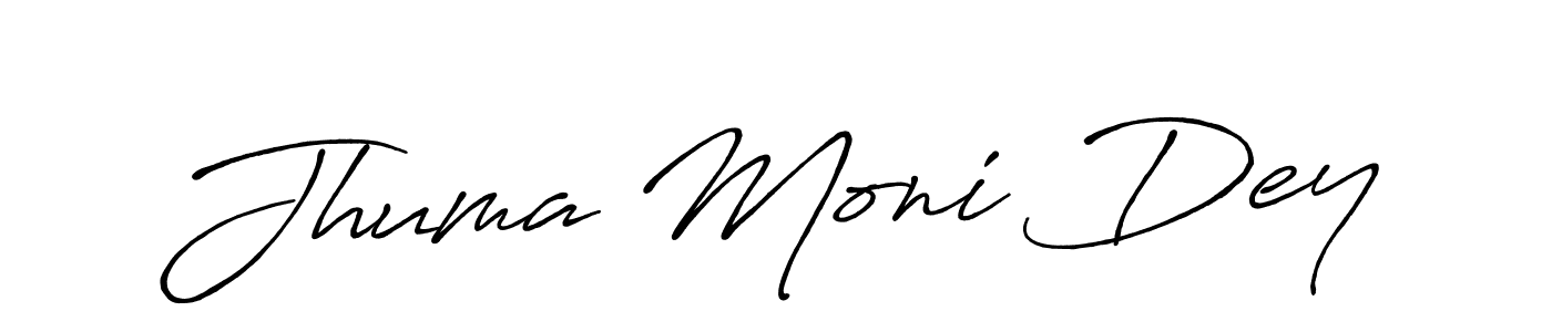 Design your own signature with our free online signature maker. With this signature software, you can create a handwritten (Antro_Vectra_Bolder) signature for name Jhuma Moni Dey. Jhuma Moni Dey signature style 7 images and pictures png