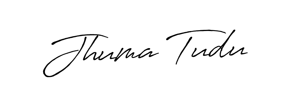 It looks lik you need a new signature style for name Jhuma Tudu. Design unique handwritten (Antro_Vectra_Bolder) signature with our free signature maker in just a few clicks. Jhuma Tudu signature style 7 images and pictures png