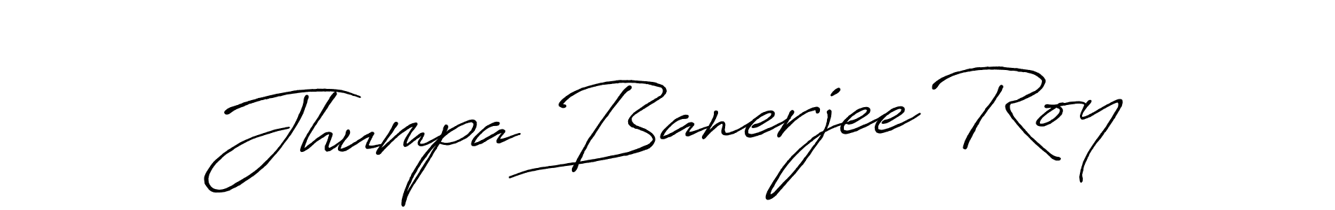 Also we have Jhumpa Banerjee Roy name is the best signature style. Create professional handwritten signature collection using Antro_Vectra_Bolder autograph style. Jhumpa Banerjee Roy signature style 7 images and pictures png